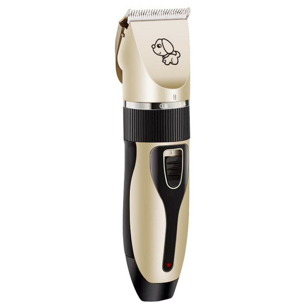 2 Set Low Noise Dog Shaver Clippers USB Dog Hair Trimmer 5-gear Blades