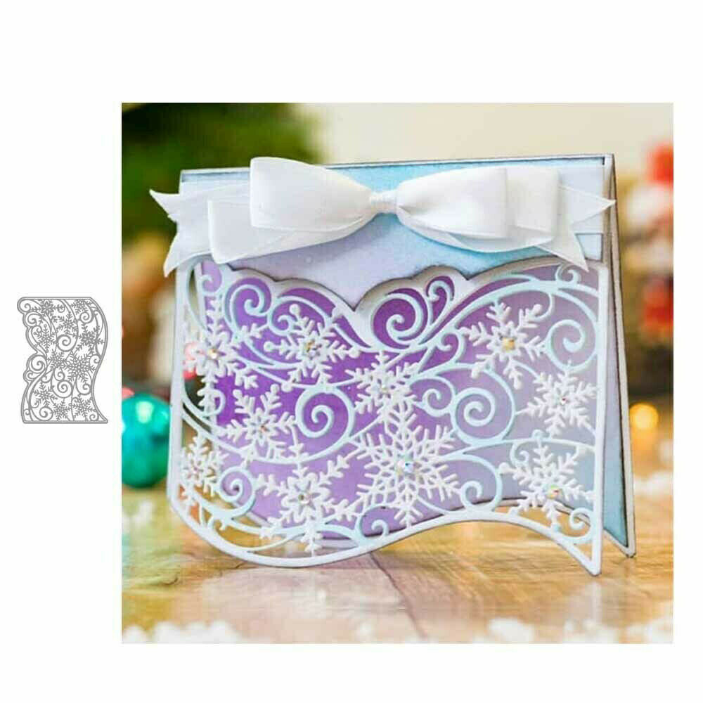 New Snowflake Metal Cutting Dies Stencil Scrapbooking DIY Album Paper Card Craft