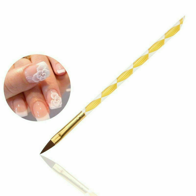 5pcs Nail Art Brushes Set UV Gel Acrylic Tips Polish Beauty Manicure Pen Tools !