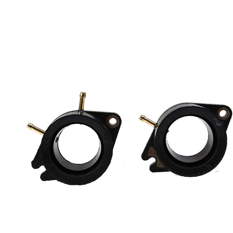 Black Carburetor Intake Pipe Adapter Manifold Interface Motorcycle For Yamaha