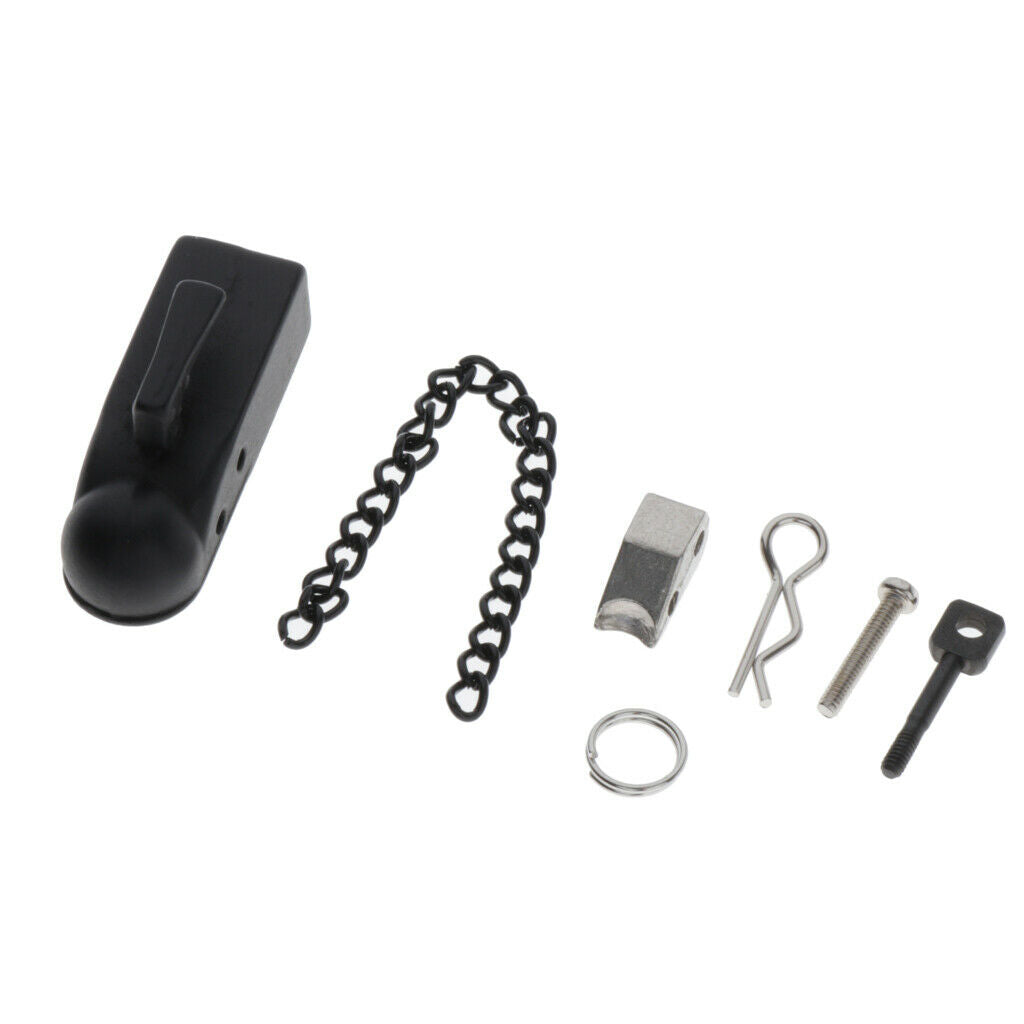 Tow Winch Hook Trailer Chain Trailer Hitch for 1/10 RC Crawler Car Accessories