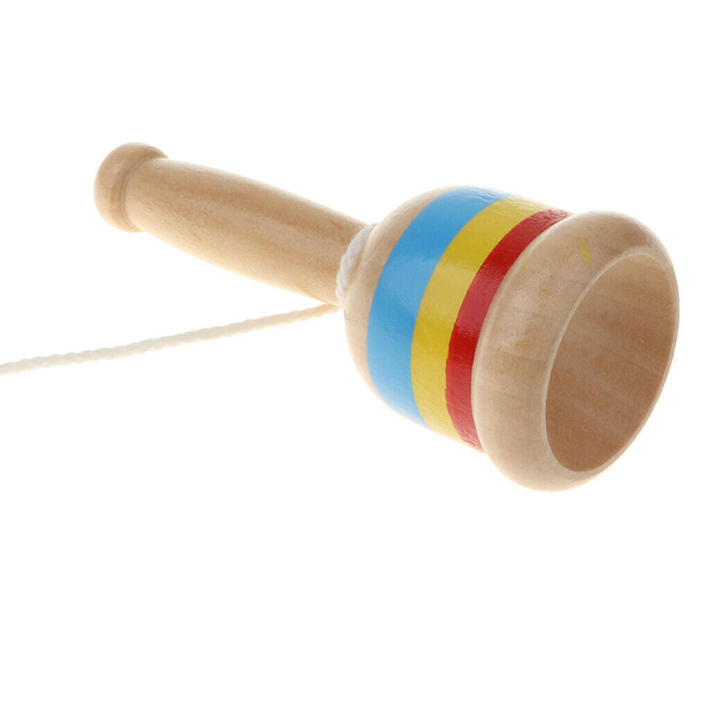 Kendama skill ball cup made of wood painted children's kendama educational toys