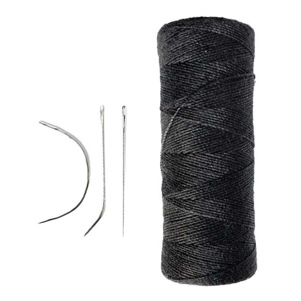 10pcs 2 Colours Professional Weaving Thread and 3 Types 30 Pieces Needles For