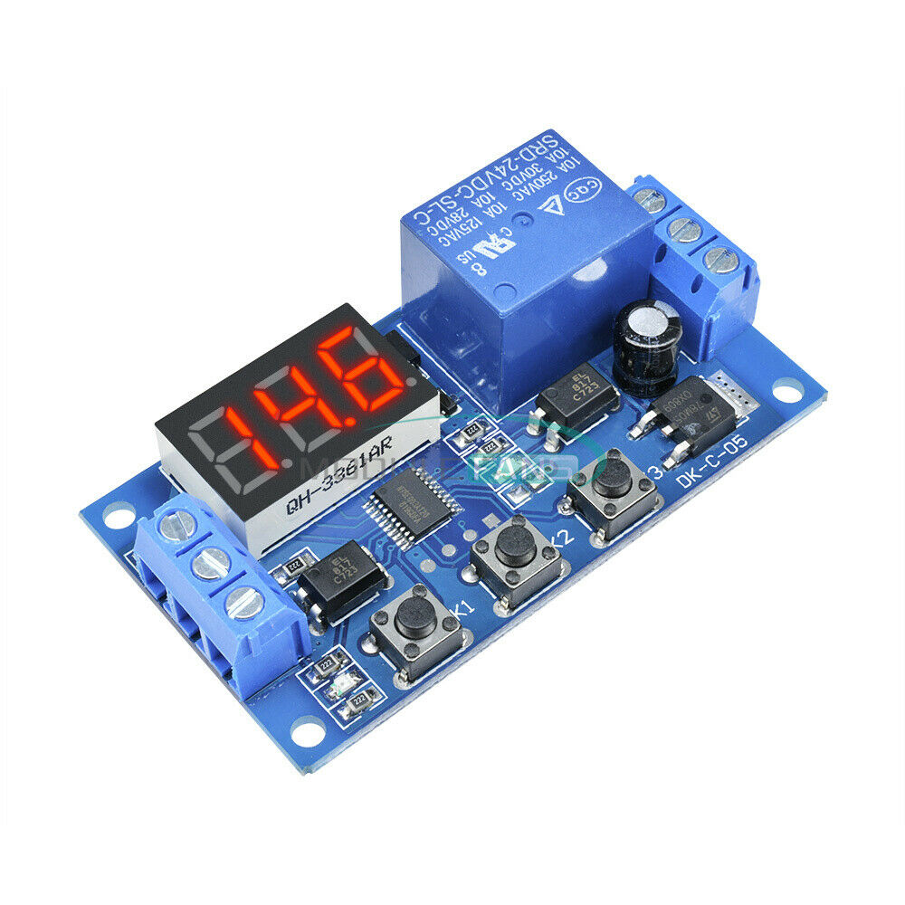 Digital 24V LED Trigger Delay Time Cycle Timer Control Switch Relay Module