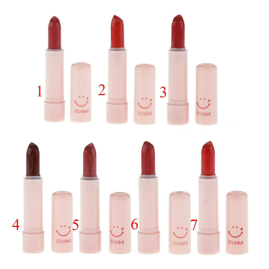Long Lasting Matte Lipstick Makeup Cosmetics Moisturizing Smooth Lip Stick Pink