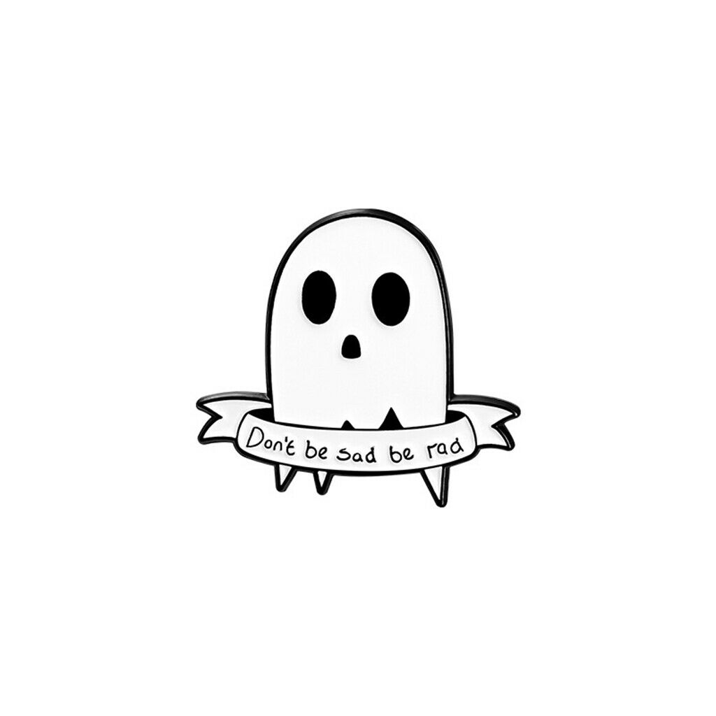 Set of 5 Halloween Ghost Brooch Pins Set for Women Men Clothes Jeans Decor