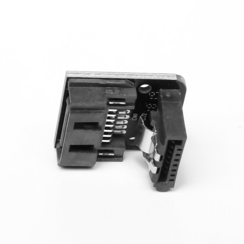 Sata 7Pin Female To 7Pin Male 90 Degree Angled Adapter Mainboard Motherboard