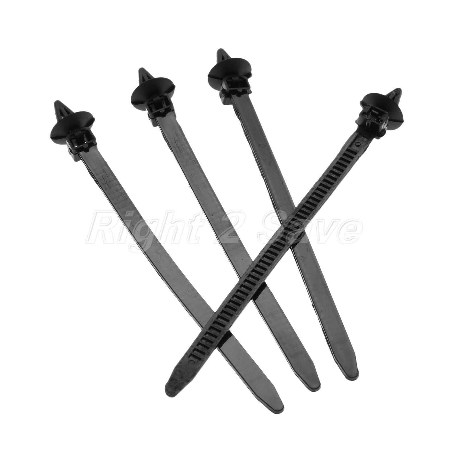 Universal Car Nylon Black Cable Ties 140mm Length Releasable Straps 8mm 30Pcs
