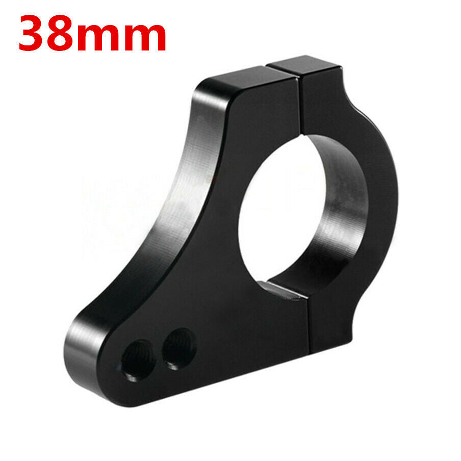 38MM Motorcycle CNC Aluminium Steering Damper Fork Frame Mounting Clamp Bracket