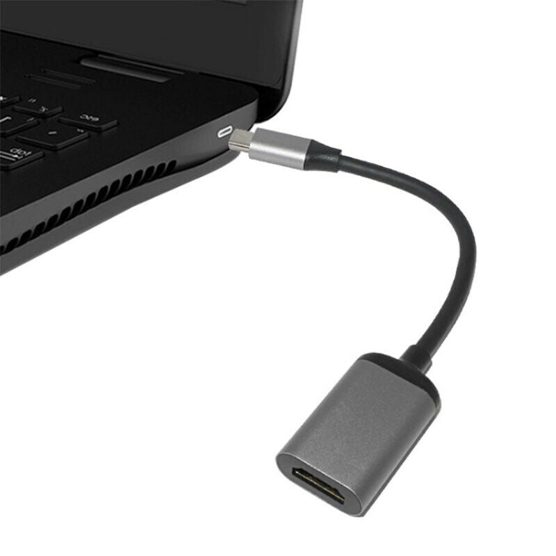 2Pcs Type-C to VGA Adapter Cable Typec to VGA  Converter USB3.1 Extend 1080P VM3