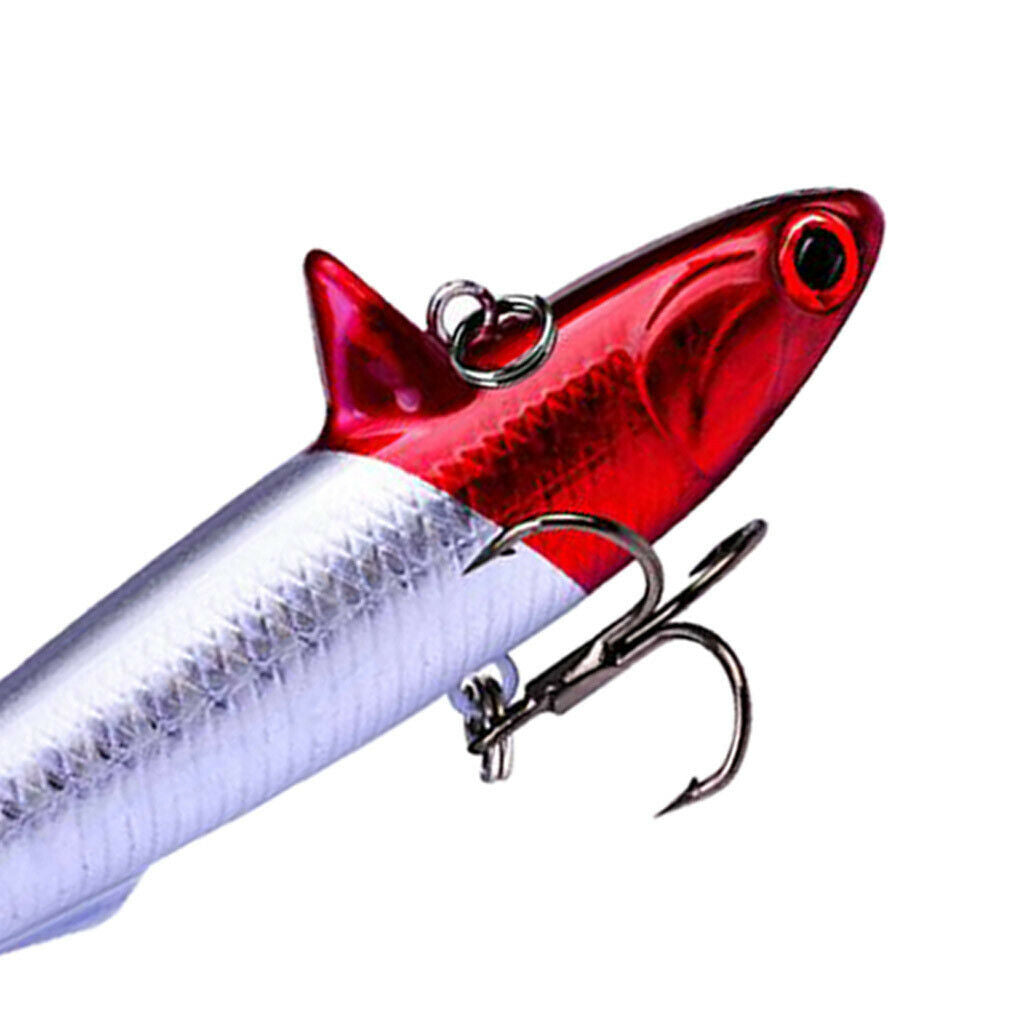 Minnow Fishing Lures Treble Hook Swimbait Fishing Bait Crankbaits Color E