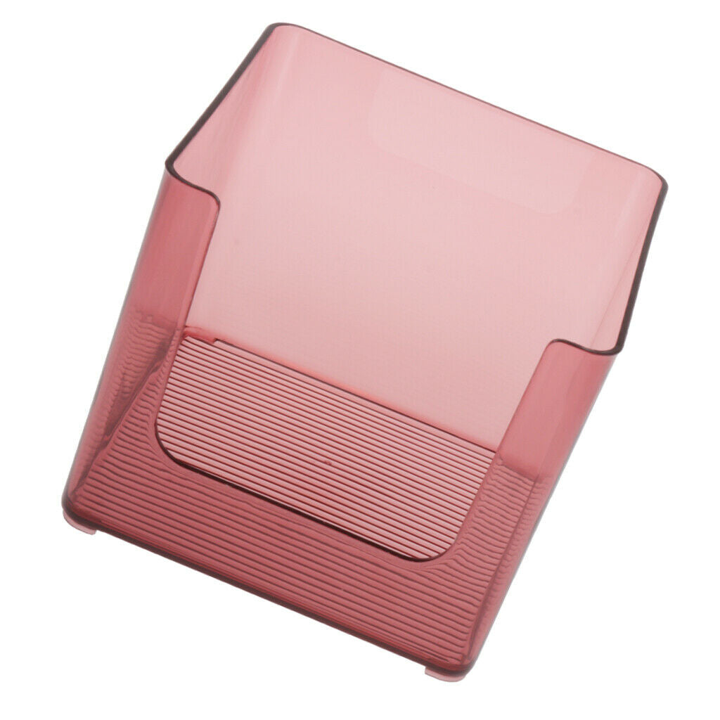 Plastic Desktop Jewelry Storage Finishing Box Organizer Cosmetics Display - Red,