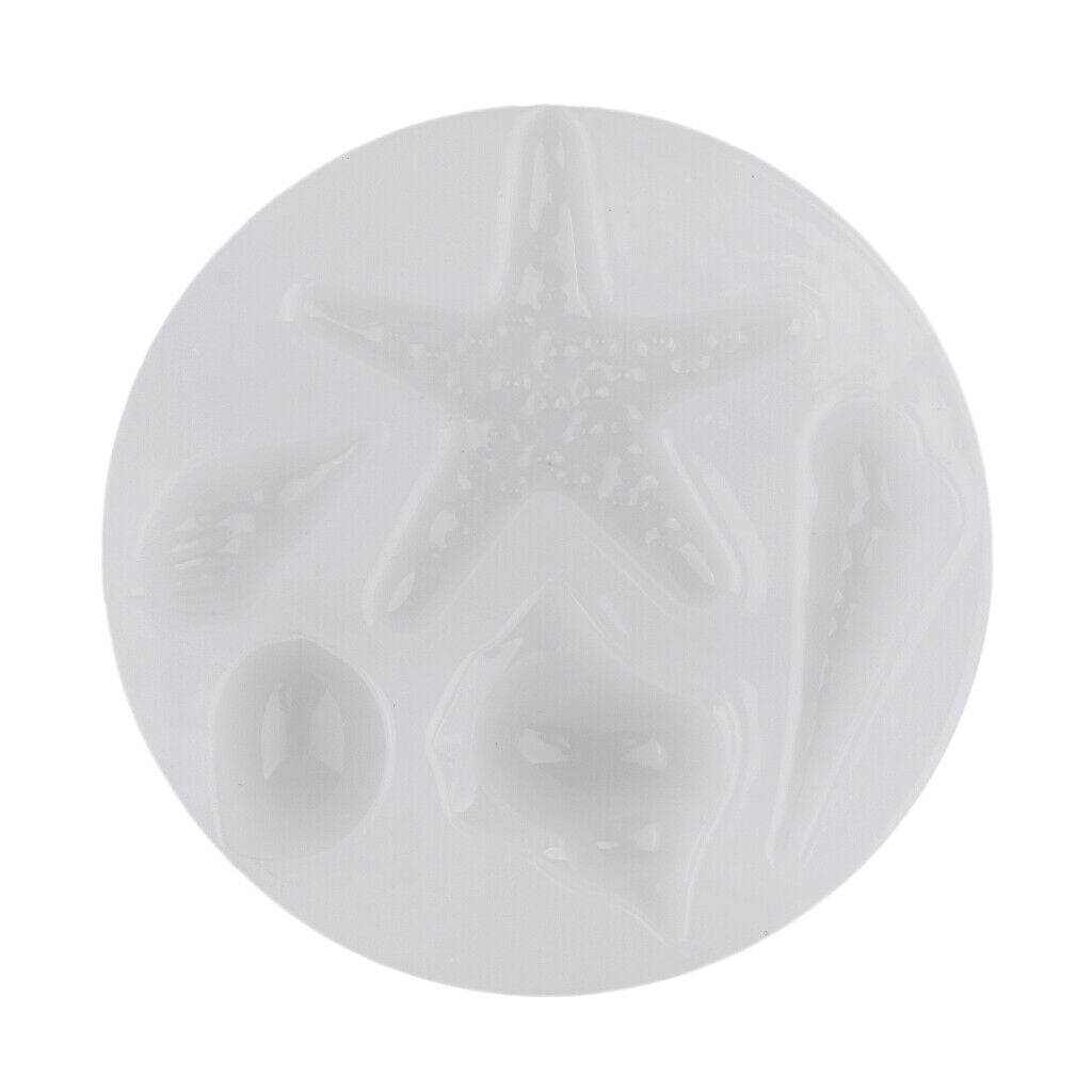 1 Set 5 Style Sea Figures Silicone Mold For Sponge Cake Mousse Dessert