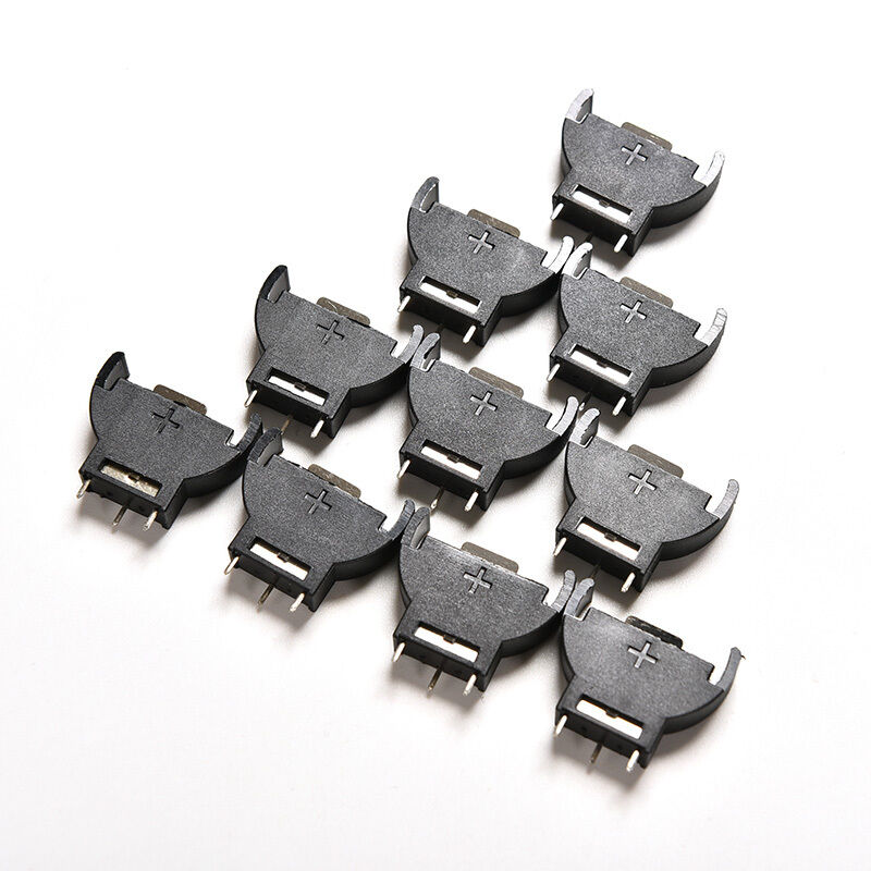 10X CR2025 CR2032 3V  Button Coin Cell Battery Socket Holder Box Case WF