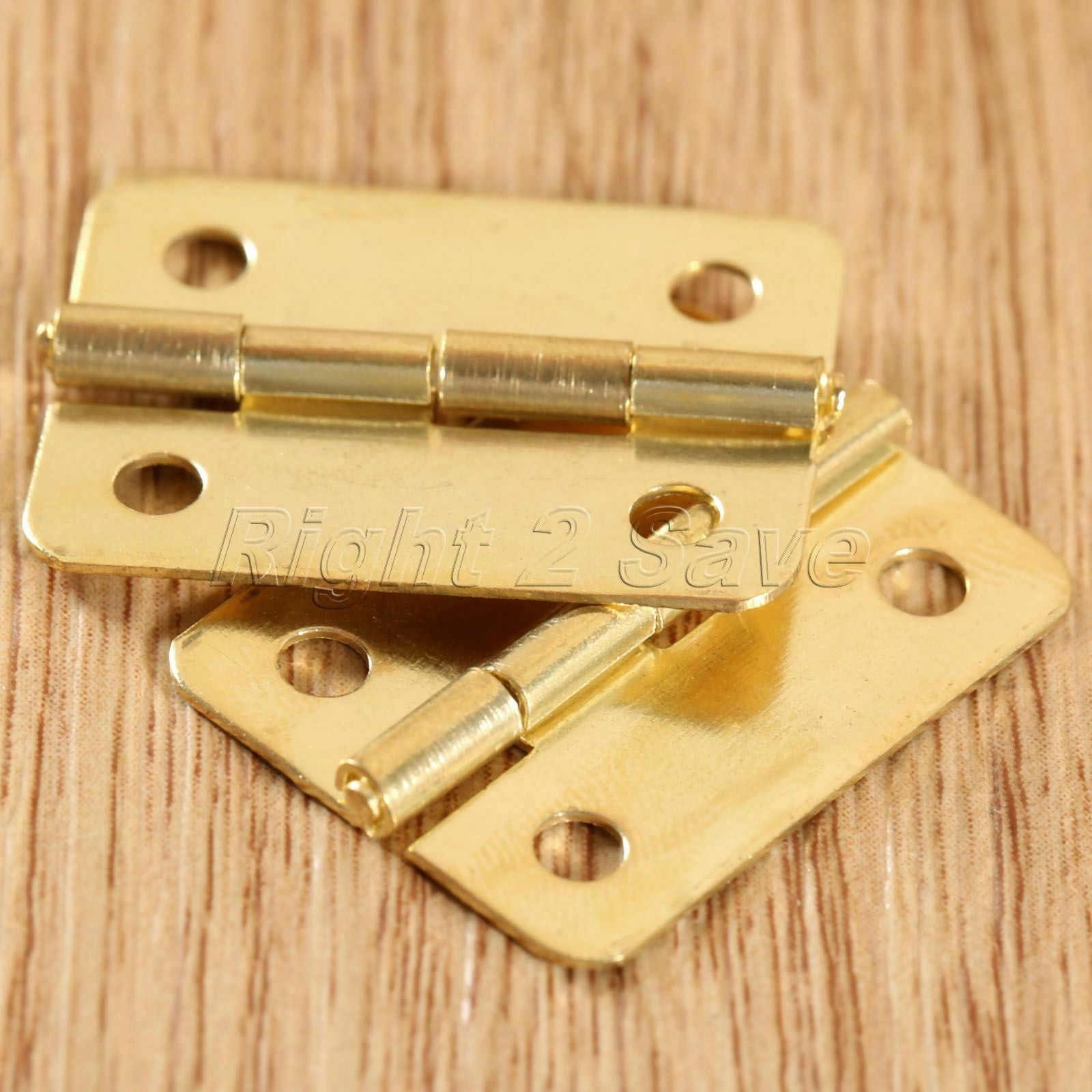 Mini Golden Hinges Jewelry Box Furniture Cabinet Case Hardware Hinges Decorative