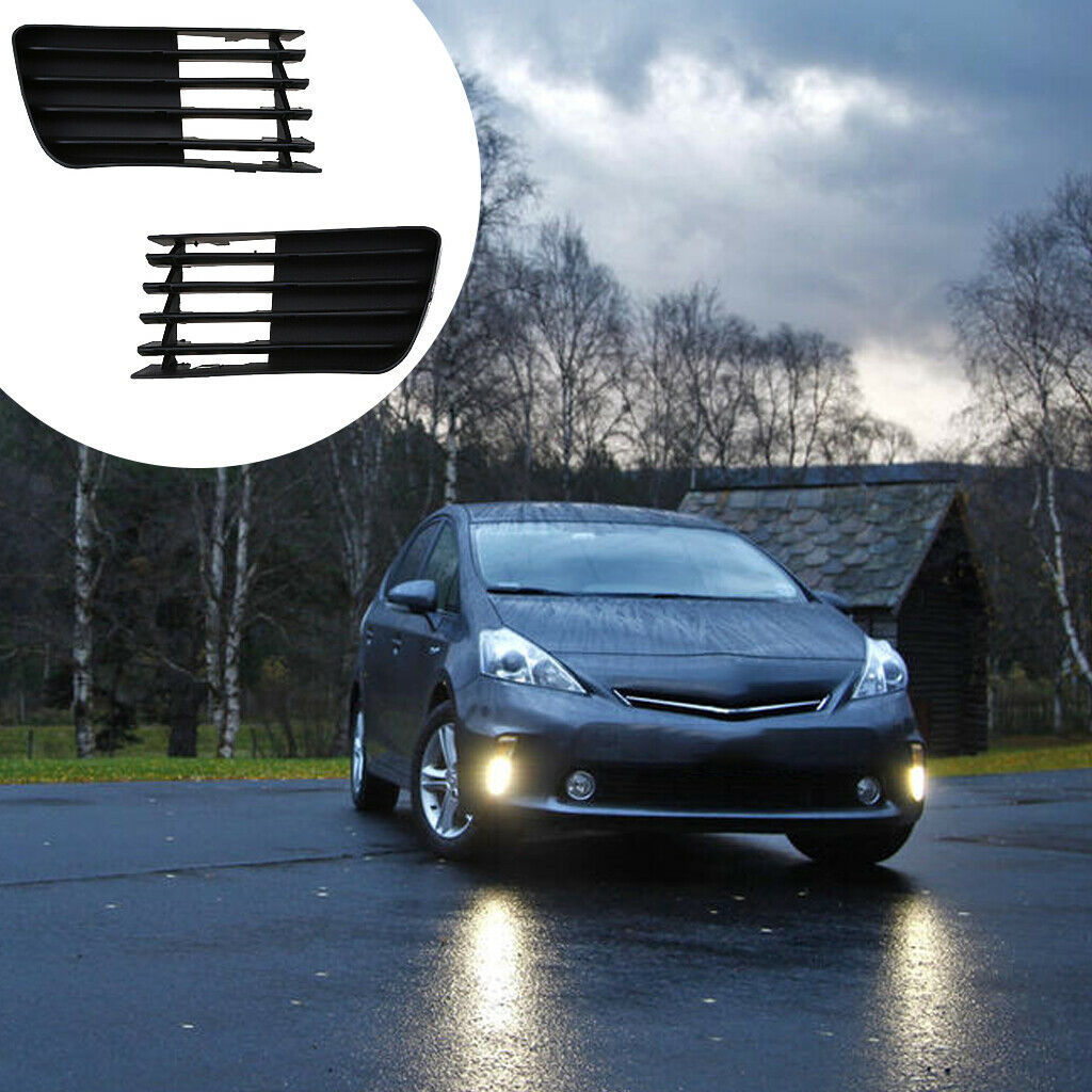 1 Pair Front Bumper Grille Grills Cover Fit for Prius NHW20 Car Accessories