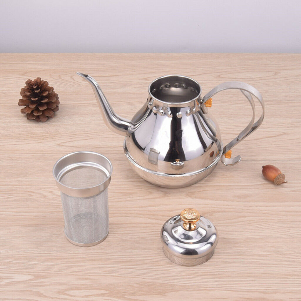 Swan Neck Kettle Pour Over Coffee Water Tea To Throw The Stainless Steel