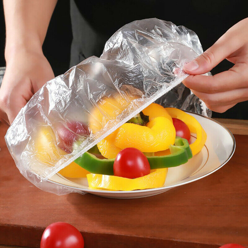 80PCS Disposable Food Bowl Cover Bags Dustproof Fresh- Keeping Food Storage  SJ