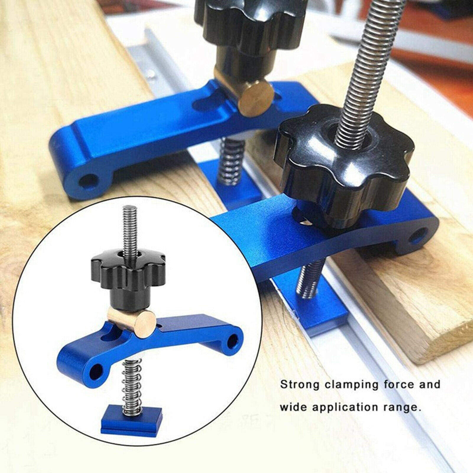 1pc T-track T-slot T Track Jig Fixture Alloy Steel Woodworking Tool Clamp