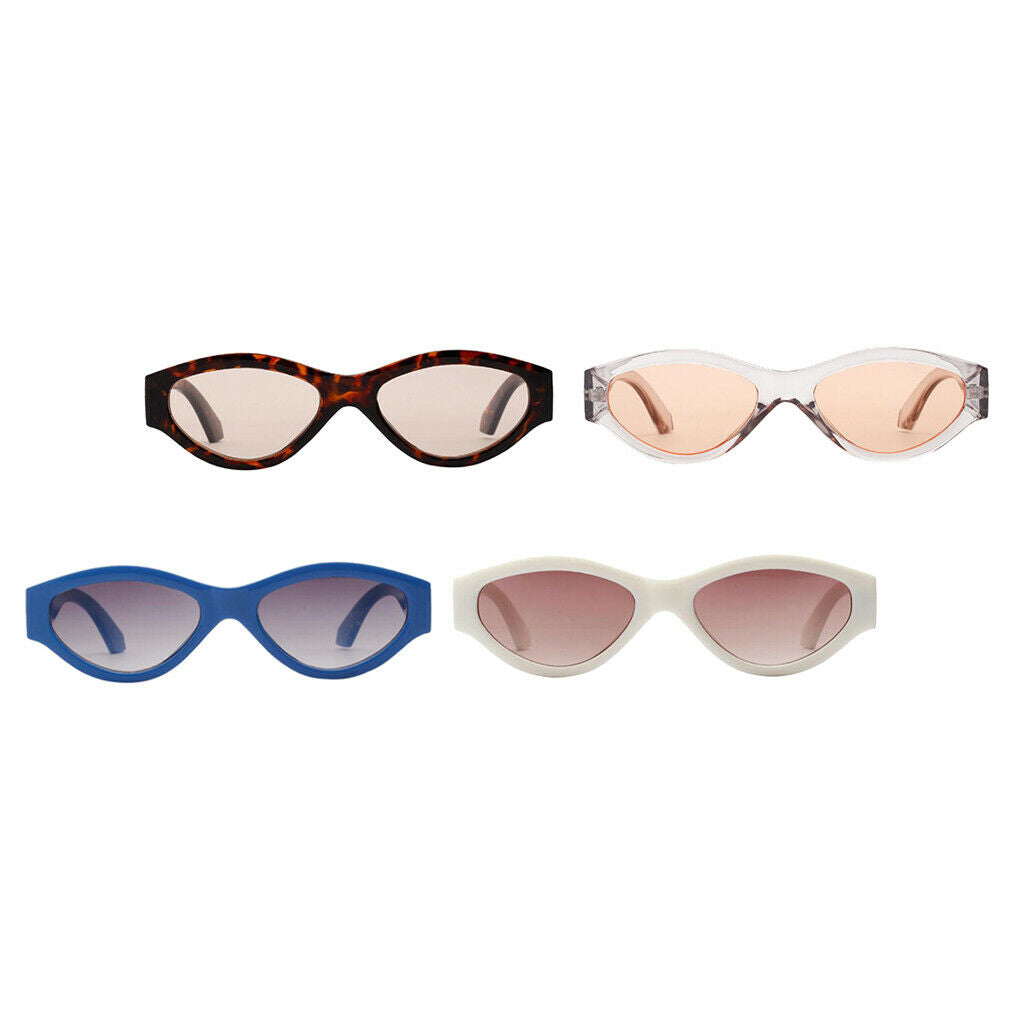 Women Cat Eye Eyeglasses Fashion Mirrored Sunglasses UV400 Shades Blue