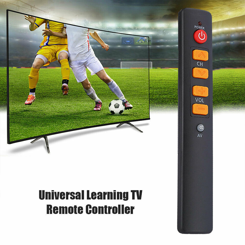 Learning Buttons Smart Remote Control for TV STB DVD DVB HIFI VCR Orange