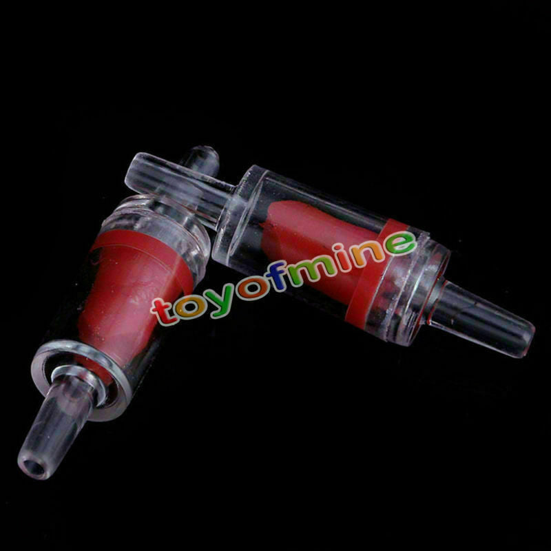 10 pcs Aquarium One Way Check Valve Non-Return Fish Tank Air Pump CO2 System