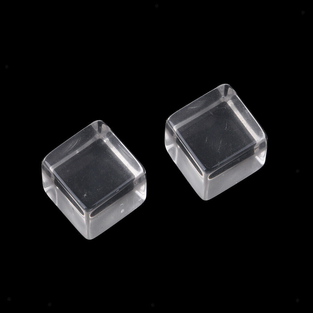 Acrylic Six Sided Dice 16mm for Dungeons Dragons MTG DND Dice Game Clear