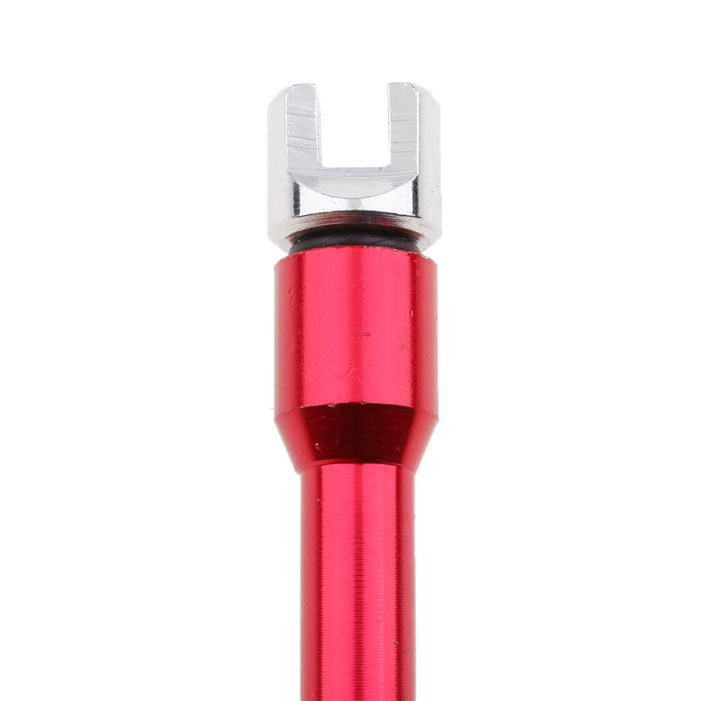 Motorcycle Motorbike Wheel Spoke Wrench Handle Tool Set 5.4-6.8mm (Red)