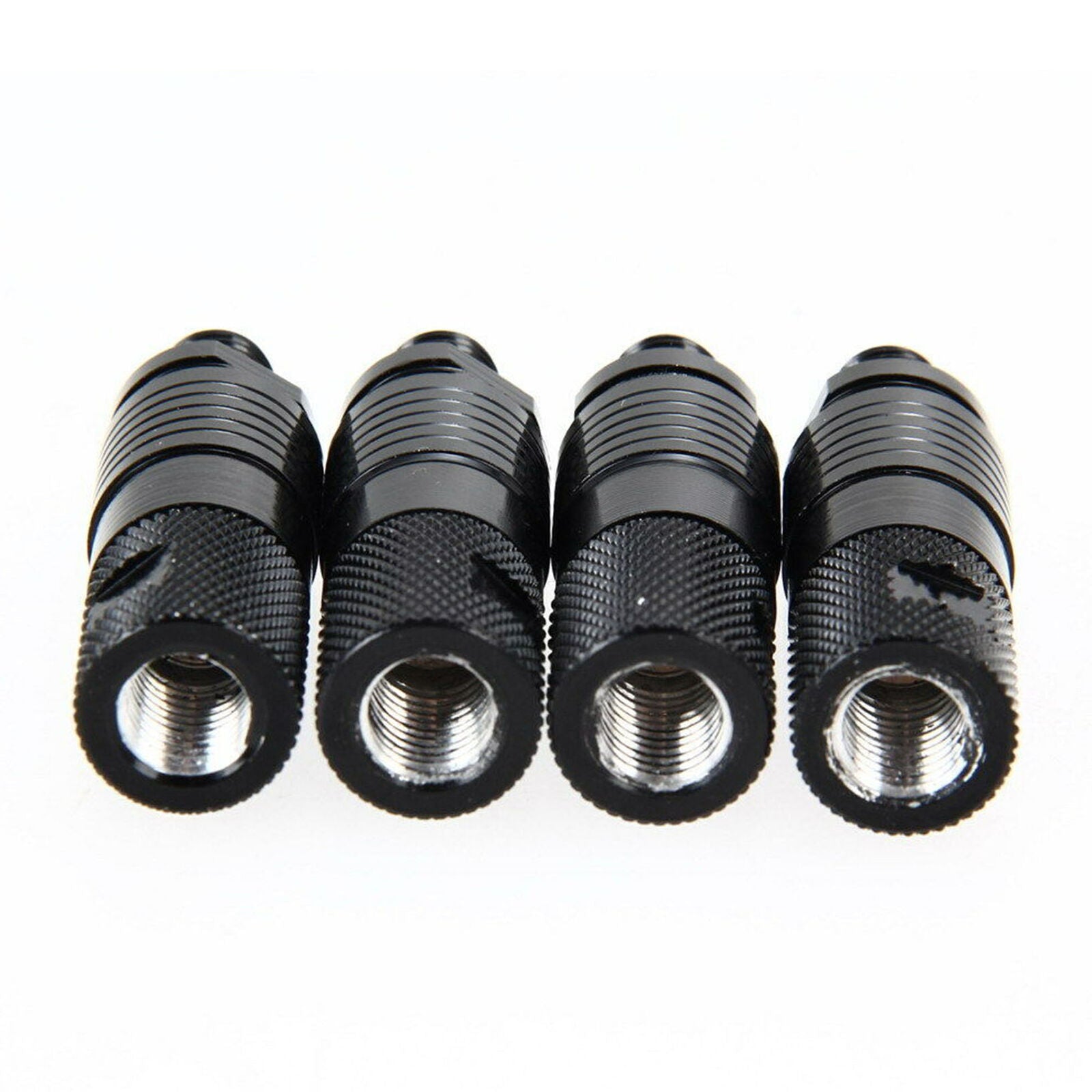 4pcs Quick Release Connector Carp Fishing Alarms and Rod Pod Bank Sticks Black