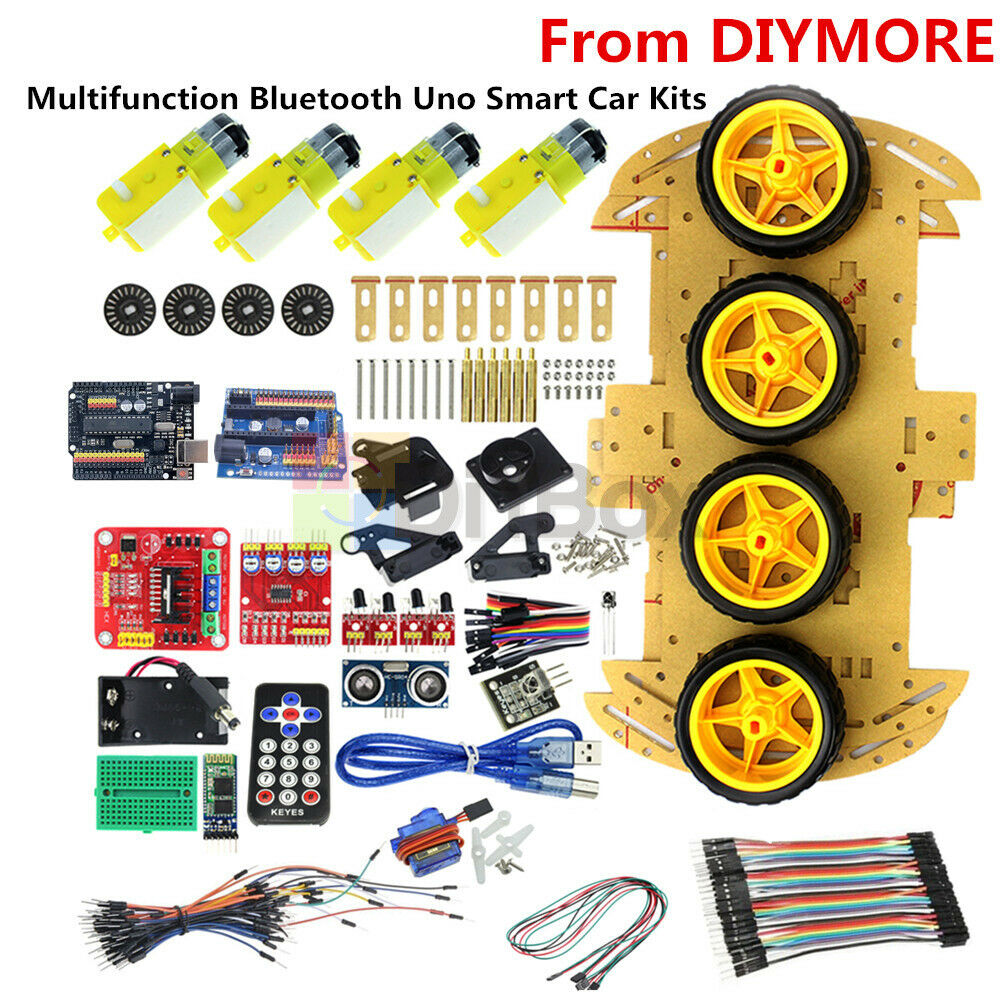 Bluetooth Smart Car Kits +UNO R3+ Nano V3.0 I/O Shield Board+ L298N Motor Driver
