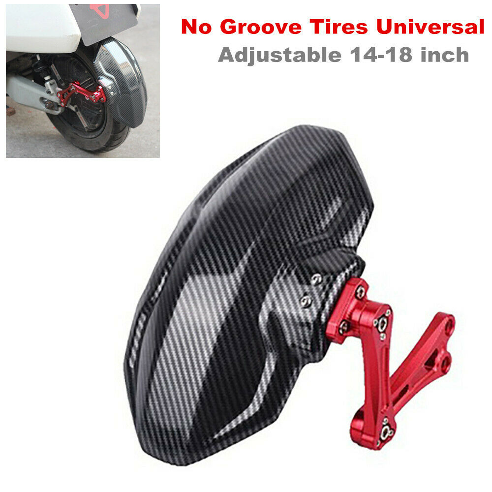 Adjustable Motorcycle Rear Wheel CNC Cover Fender Splash Guard Mudguard+ Bracket