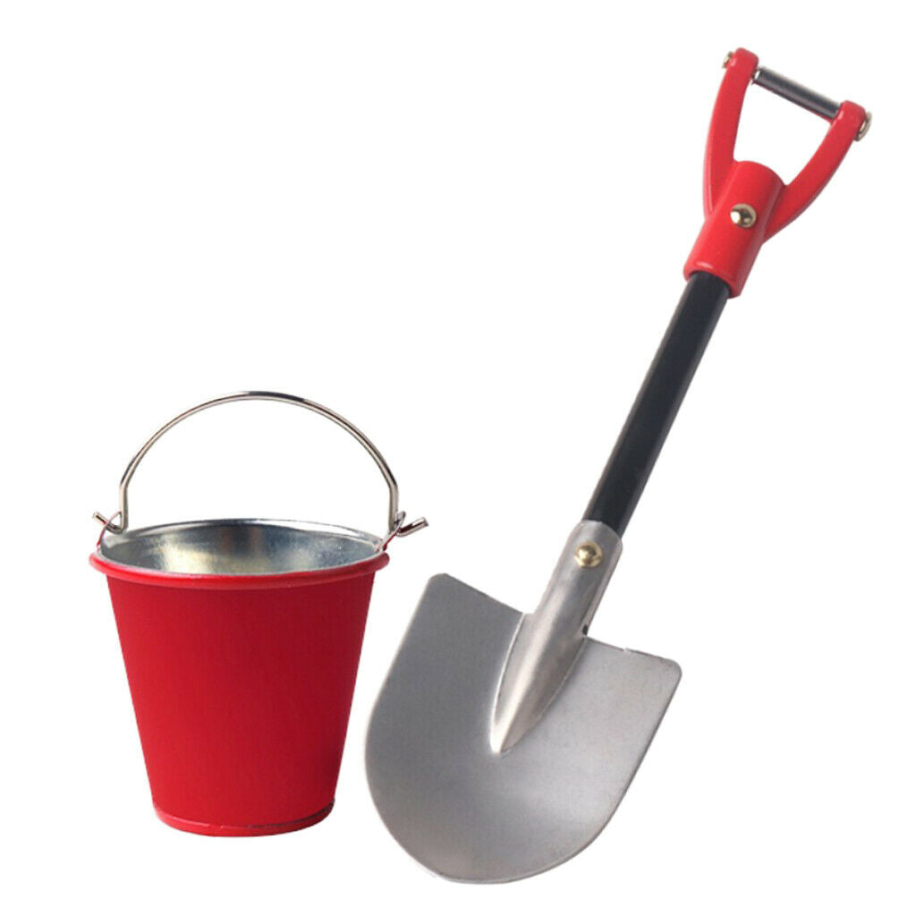 3PCS 1/10 RC Bucket Shovel Hammer for CC01 SCX10 D90 RC Rock Crawler Parts