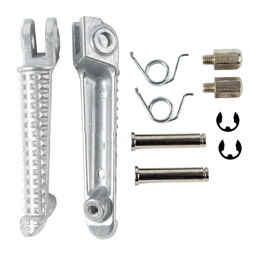 2x Front Footrest Foot Pegs for Yamaha YZF R1 1998-2014 YZF R6S 2003-2008