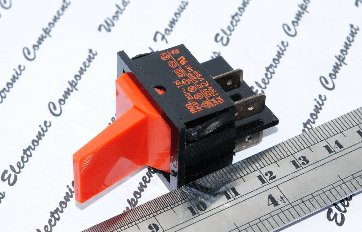 1pcs - MARQUARDT 1602 16A 125V 1/8HP - 10A 125V 1/3HP Rocker Switch - Toggle
