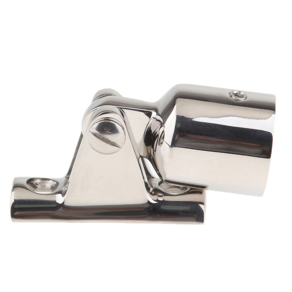 1in 25mm Marine Bimini Fittings Top   Eye End Deck Hinge 316 Stainless Steel