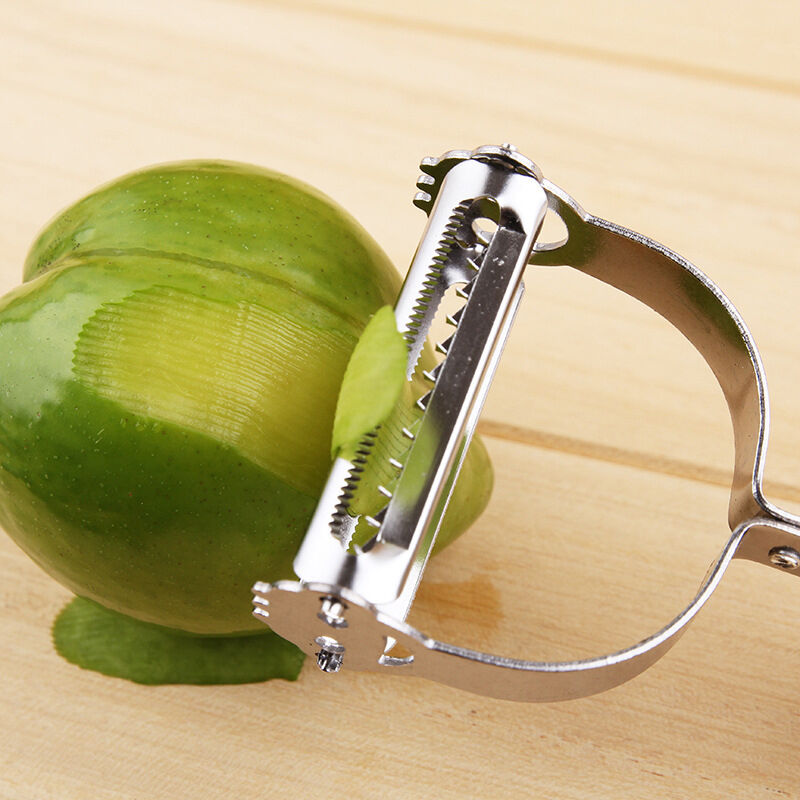 Stainless Steel Vegetable Fruit Peeler Julienne Hand Cutter Slicer Kitche.l8