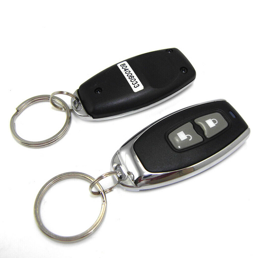 Car Vehicle Burglar Protection System Alarm Security&2 Remote Control Universal