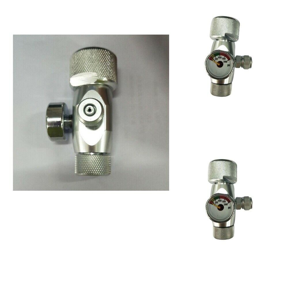2pc CO2 Regulator Easy Use Decompression Gauge Bubble Counter for Fish Tank