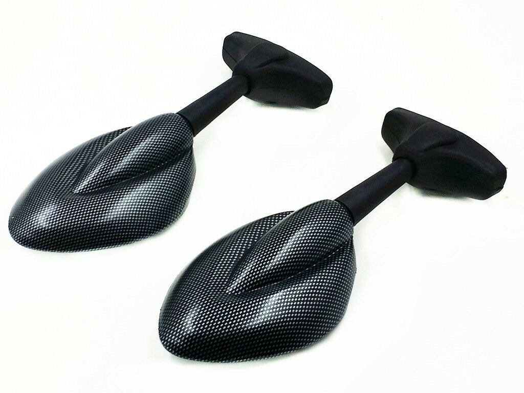 Carbon Racing Sport Rear View Side Mirrors For Yamaha R1 R6 R6S FZ1 FZ6 Street