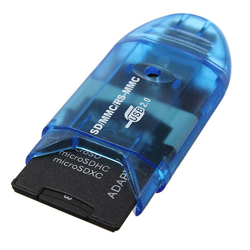 USB 2.0 Memory Card Reader Writer Adapter for MMC SDHC TF Card UP To 64GB.$l FG