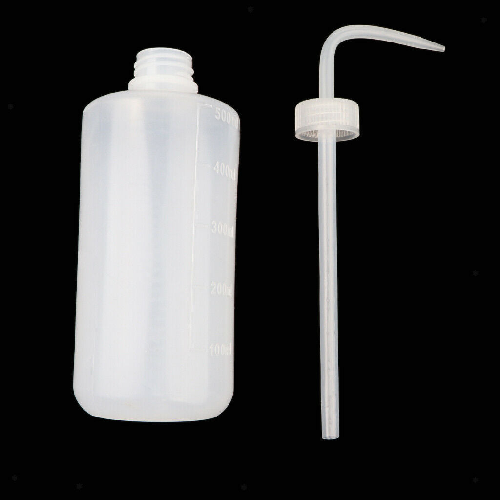 2pcs 500ml Plastic Green Soap Wash Clean  Diffuser Bottle Lab Tattoo