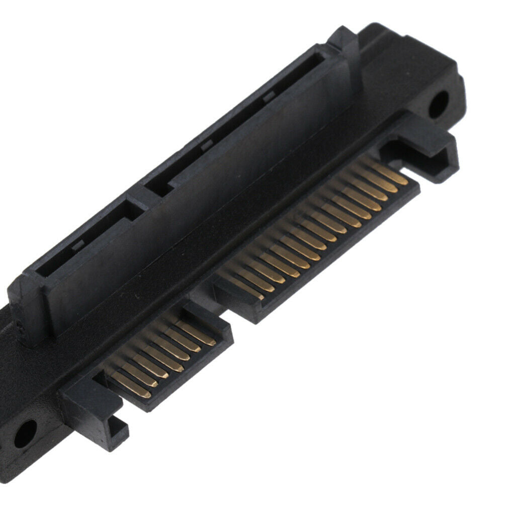 90 Degree SAS SATA Male 22Pin Extension Adapter Card Convertor Connector