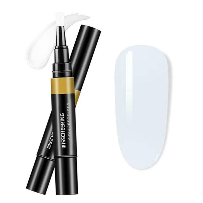 8ml 3 In 1 UV Gel Nail Polish Varnish Glitter Pen One Step Manicure Tool Liquid