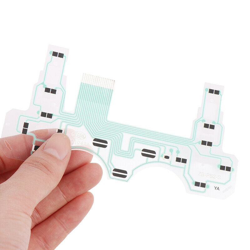 5Pcs Replacement Buttons Ribbon Circuit Board for PS2 Conductive Film Flex CY1
