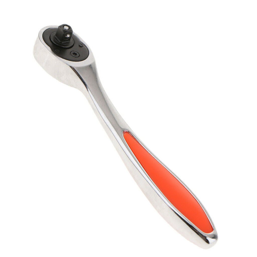 Mirror Steel Fast Rapid Ratchet Wrench Spanner Hand Repair Tool  6.35mm