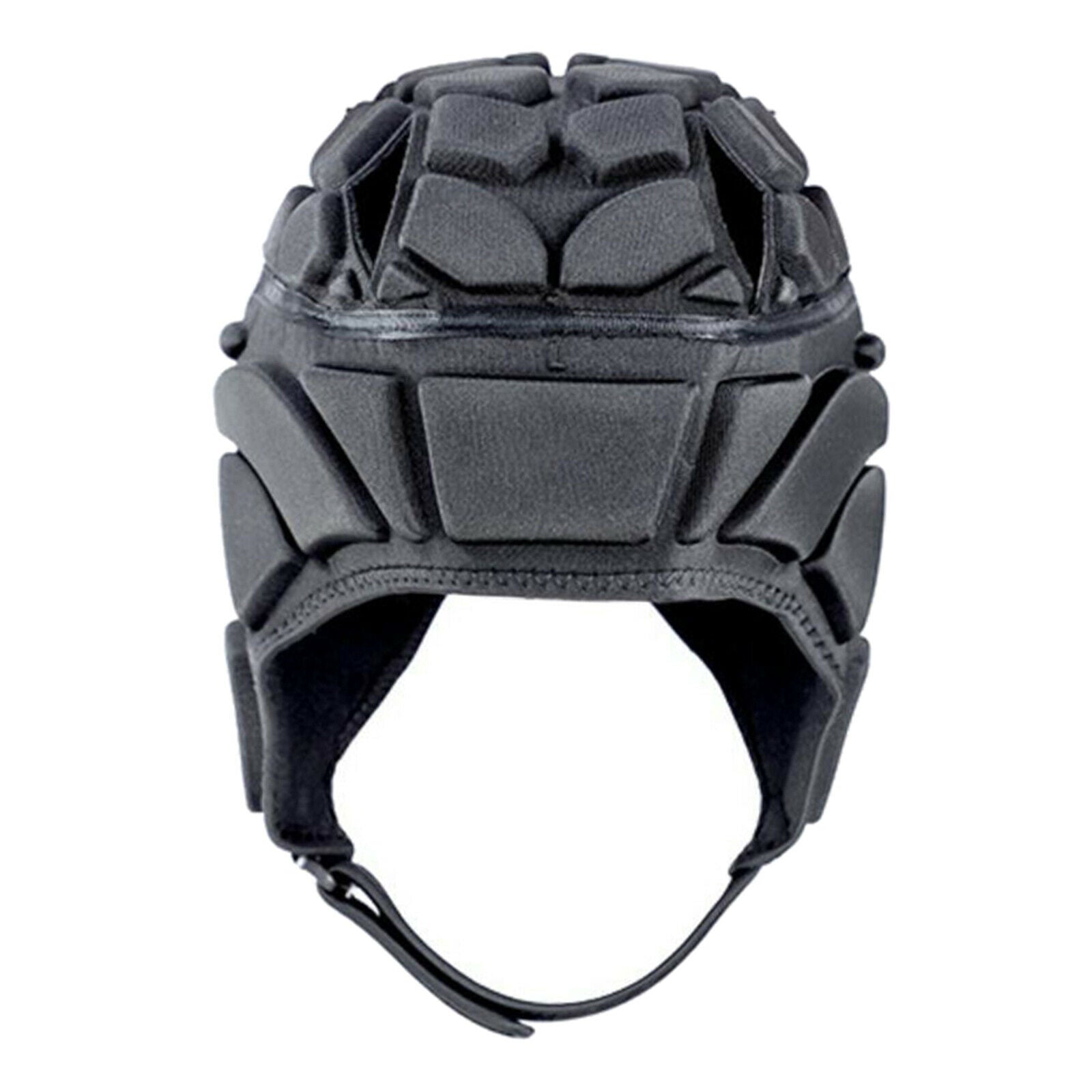 Rugby Helmet Headgear Scrum   Hockey Head Protector Protect Hat Black XL 65cm
