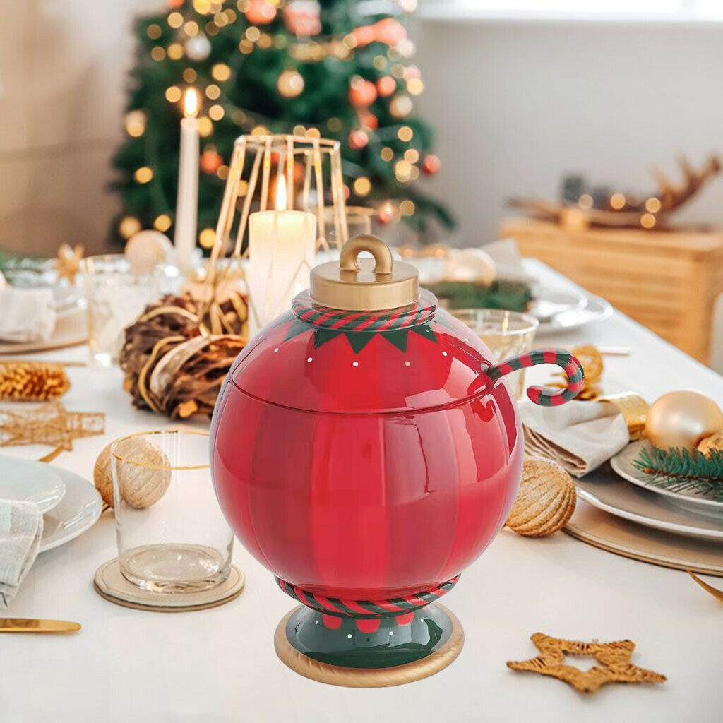 Christmas Snacks Jar Cookie Sugar Storage Container for Kitchen Chocolate