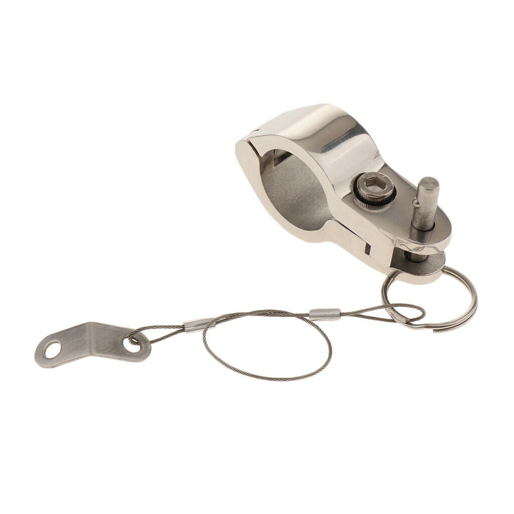 Stainless Steel Sanitary Tri Clamp Single Pin 25mm Heavy Duty with Lanyard