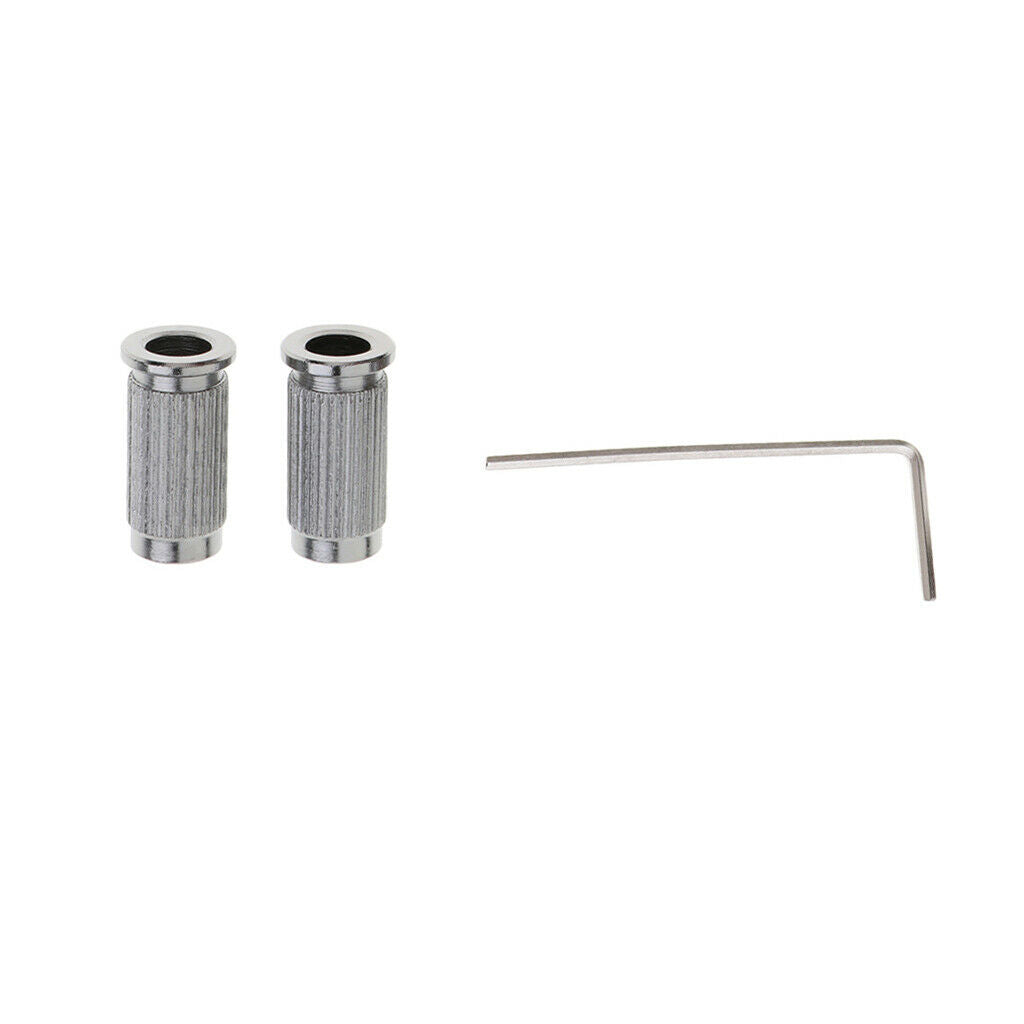 Chrome Guitar Bridge Assembly w/ Screw for Jazzmaster Guitars DIY Parts