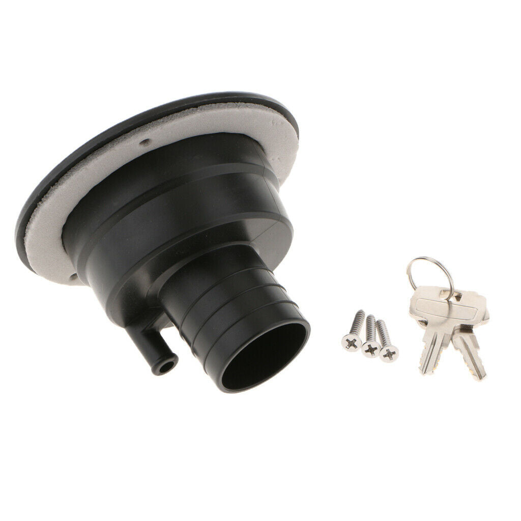 Secures Locking Fuel Tank Cover Gas Lid Filler Cap Door Easy Installtion